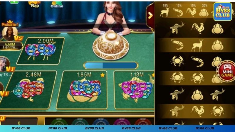 Hướng dẫn chơi bầu cua online BY88 CLUB từ cơ bản đến nâng cao