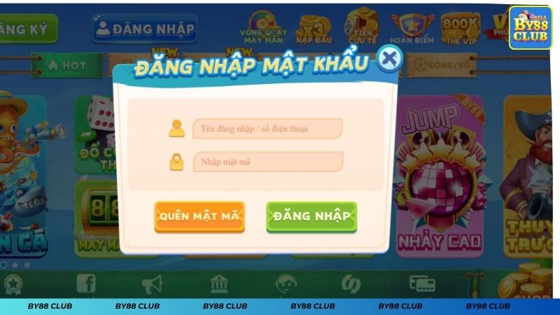 Hướng dẫn đăng nhập BY88 CLUB chi tiết cho tân thủ